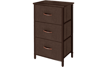 AZL1 Life Concept 3 Drawers Fabric Dresser Storage Tower