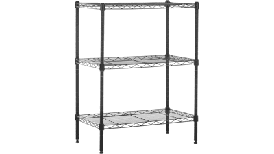 Amazon Basics 3-Shelf Narrow Adjustable Storage Shelving Unit