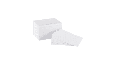 Amazon Basics 3x5 Inch Ruled Index Cards, 300 Count