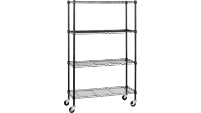 Amazon Basics 4-Shelf Adjustable Storage Shelving Unit