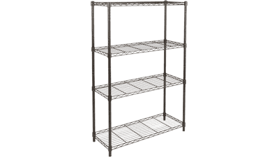 Amazon Basics 4-Shelf Adjustable Storage Shelving Unit