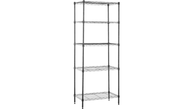 Amazon Basics 5-Shelf Narrow Adjustable Storage Shelving Unit