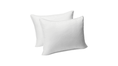 Amazon Basics Down Alternative Bed Pillow, Pack of 2