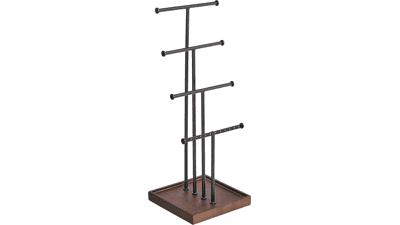 Amazon Basics Four-Tier Jewelry Tree Stand