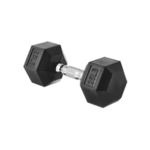 Amazon Basics Rubber Encased Hex Dumbbell