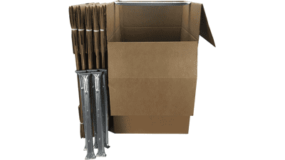 Amazon Basics Wardrobe Clothing Moving Boxes, 6 Pack