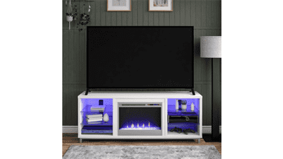 Ameriwood Home Lumina Fireplace TV Stand