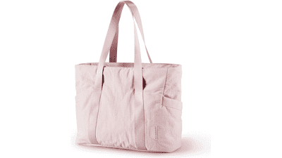 BAGSMART Women Tote Bag with Zipper