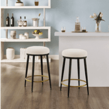 Ball & Cast Modern Metal Frame Bar Stools Set