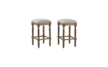 Ball & Cast Upholstered Counter Height Barstool 2-Pack