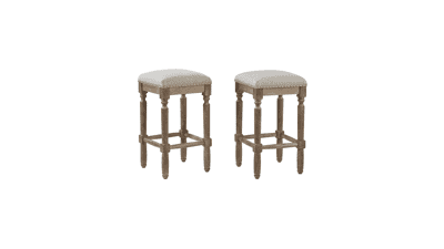 Ball & Cast Upholstered Counter Height Barstool 2-Pack