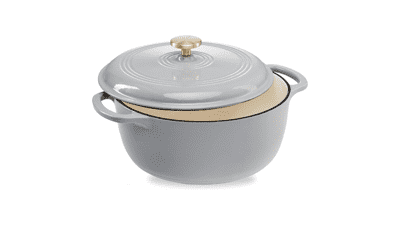 Best Choice Products 6 Quart Enamel Cast-Iron Round Dutch Oven