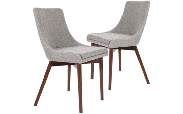 CangLong Upholstered Fabric Chairs, Set of 2