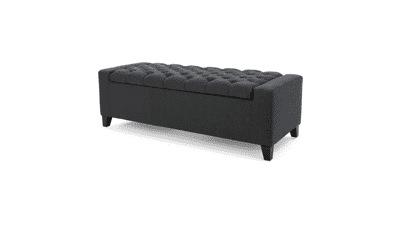 Christopher Knight Home Hikaru Fabric Storage Ottoman