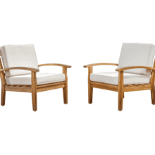 Christopher Knight Home Peyton Outdoor Club Chairs