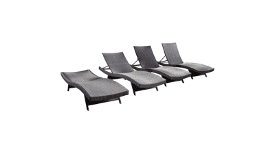 Christopher Knight Home Salem Outdoor Chaise Lounge Chairs
