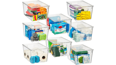 ClearSpace X-Large Plastic Storage Bins with Lids