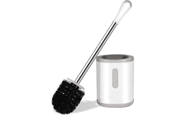 Compact Toilet Brush and Holder