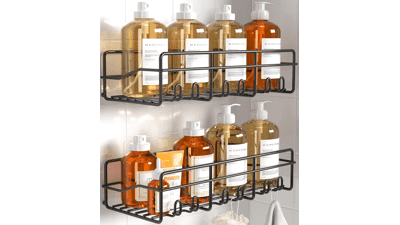 Coraje Adhesive Bathroom Caddy [2-Pack]