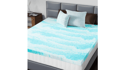 DUMOS Memory Foam Mattress Topper Full