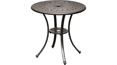 DWVO 25 Inches Round Patio Dining Table