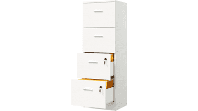 DWVO 4-Drawer File Cabinet