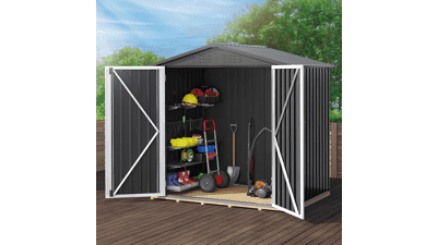 DWVO 6' x 4' Outdoor Storage Shed