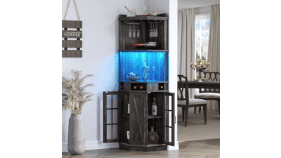 DWVO Corner Bar Cabinet