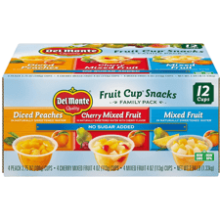 Del Monte Fruit Cup Snacks Family Pack