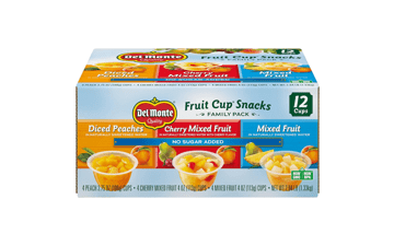 Del Monte Fruit Cup Snacks Family Pack