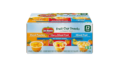 Del Monte Fruit Cup Snacks Family Pack