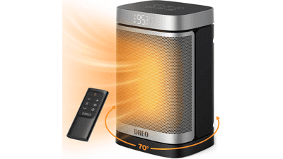 Dreo Space Heater Indoor, 1500W Portable with Remote