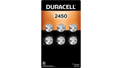 Duracell 2450 3V Lithium Battery, 6 Count Pack