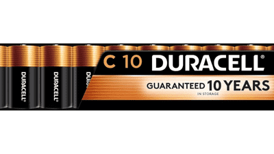 Duracell Coppertop C Batteries, 10 Count Pack