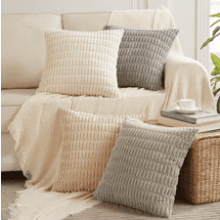 Fancy Homi 4 Packs Decorative Throw Pillow Covers