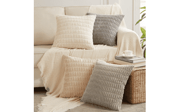 Fancy Homi 4 Packs Decorative Throw Pillow Covers