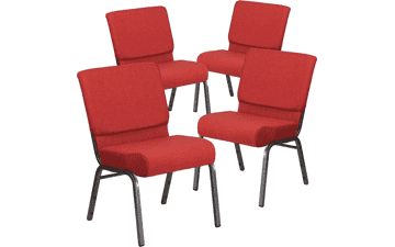 Flash Furniture 4 Pack HERCULES Series Church Chair