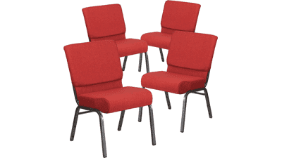 Flash Furniture 4 Pack HERCULES Series Church Chair