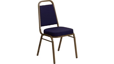 Flash Furniture 4 Pack HERCULES Series Trapezoidal Back Stacking Banquet Chair