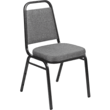 Flash Furniture 4 Pack HERCULES Series Trapezoidal Back Stacking Banquet Chair