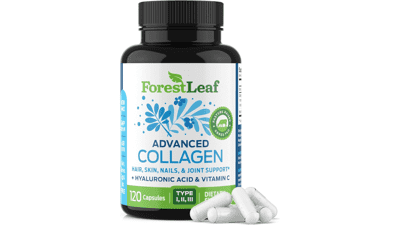 ForestLeaf Multi Collagen Pills with Hyaluronic Acid & Vitamin C