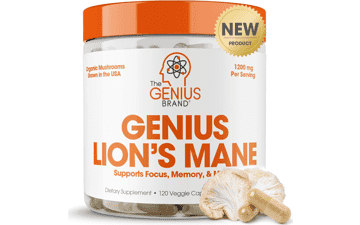 Genius Lions Mane Supplement Capsules
