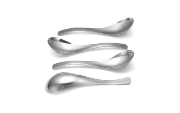 HIWARE Thick Heavy-weight Soup Spoons, Set of 6