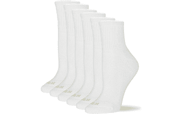 HUE Women's Cotton Mini Crew Socks