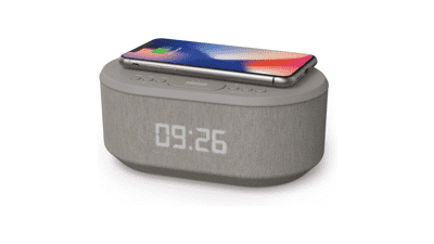 I-box Dawn Alarm Clock Radio with Wireless Charging