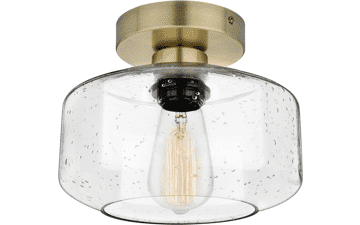 Industrial Semi-Flush Mount Ceiling Light