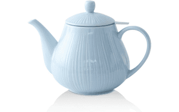 KOOV Ceramic Teapot with Infuser, 40 ounce
