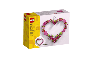 LEGO Heart Ornament Building Toy Kit