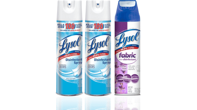 Lysol Disinfectant Spray + Fabric Disinfectant