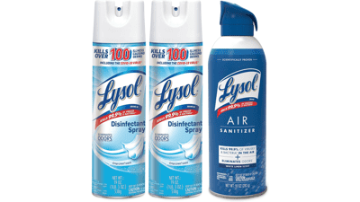 Lysol Disinfectant and Air Sanitizer Bundle